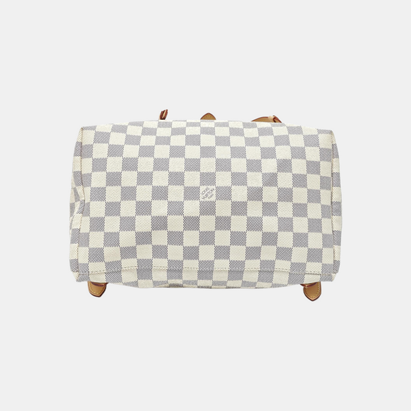 SPERONE Damier Azur Coated Canvas White
