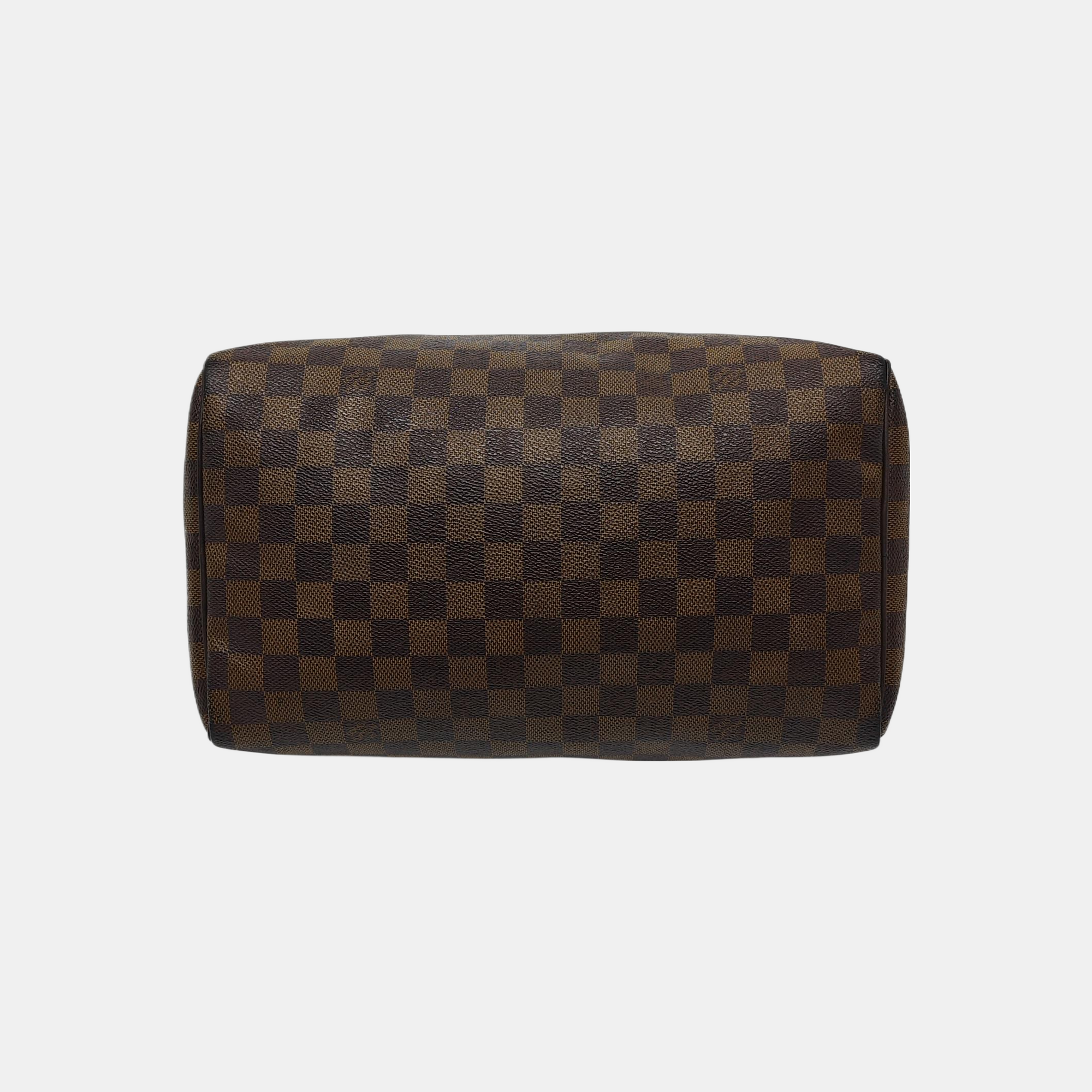 SPEEDY 30 Damier Ebene Coated Canvas Brown