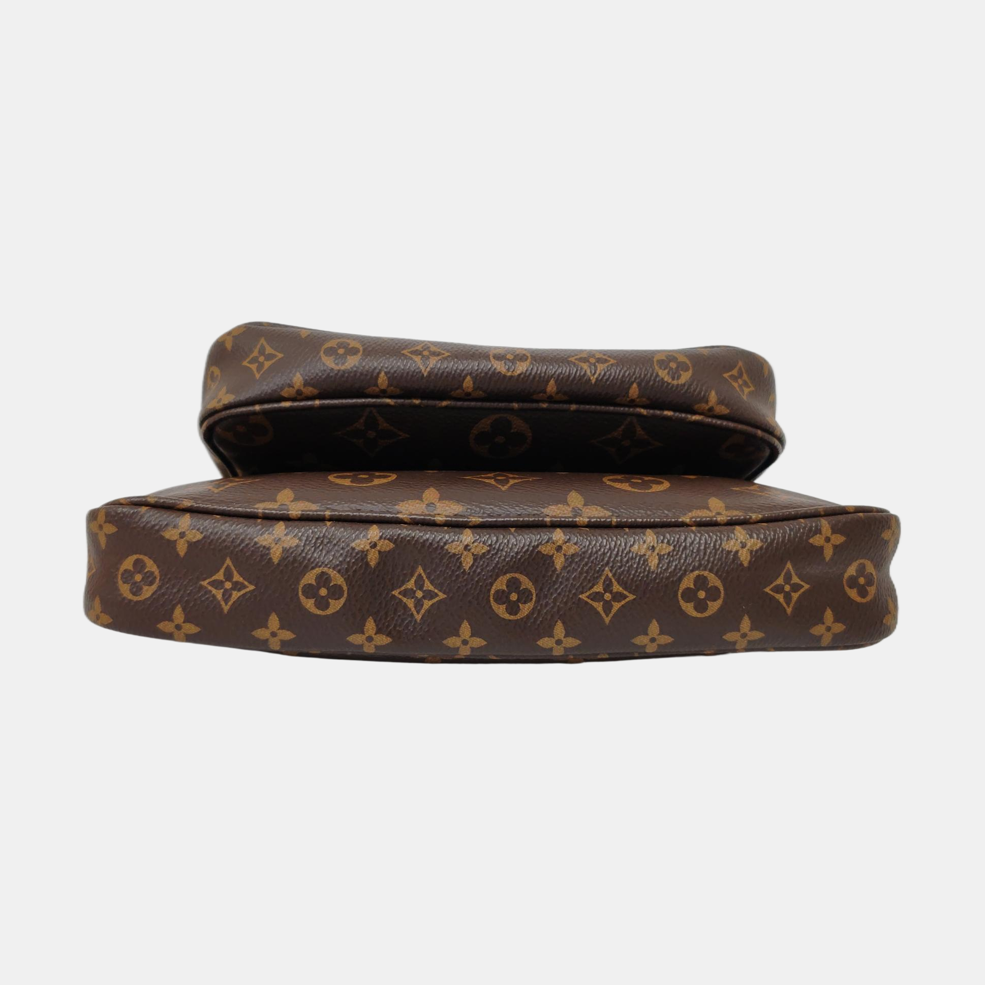 MULTI Monogram Coated Canvas Brown