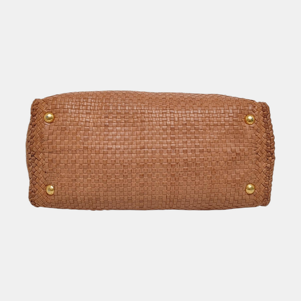 Calfskin Tote Bag Brown