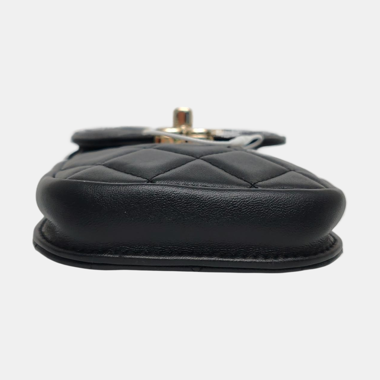 Authenticated pre-owned  WOC Quilted Lambskin Black - Crossbody Bag at Looply