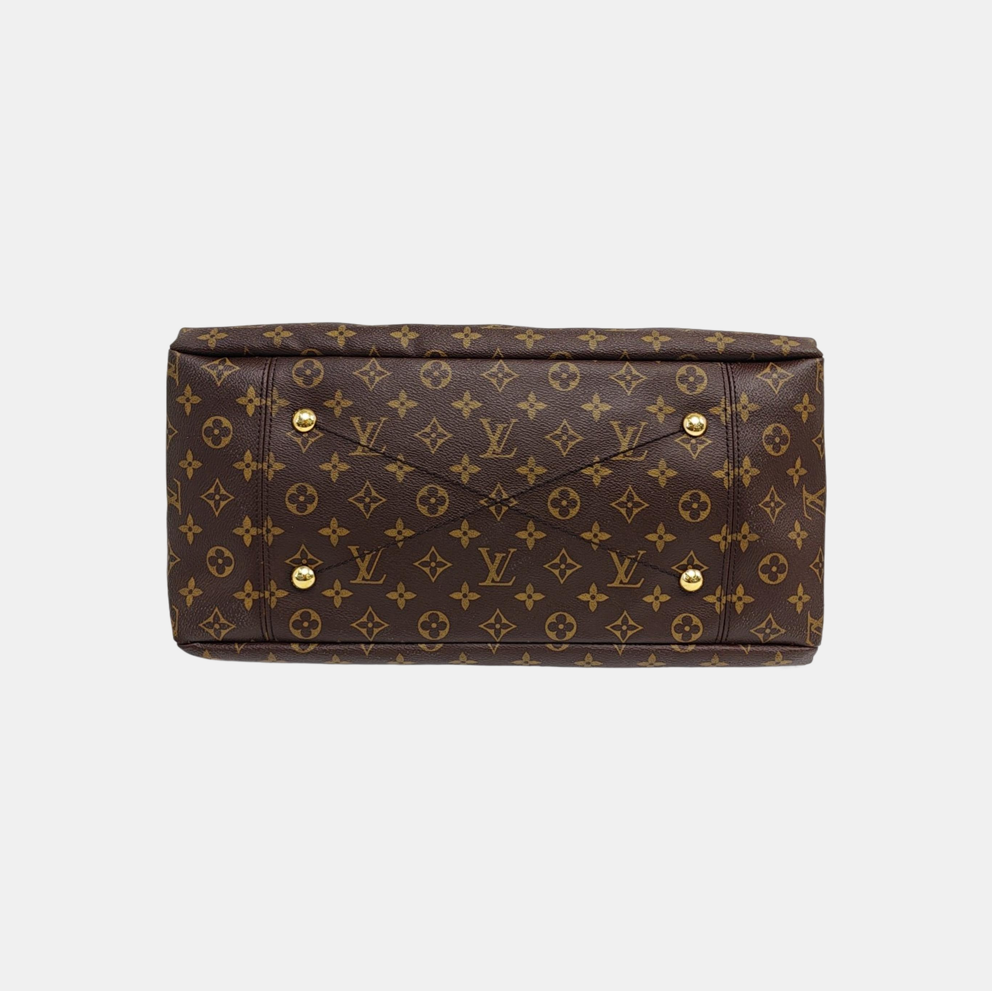 ARTSY MM Monogram Coated Canvas Brown