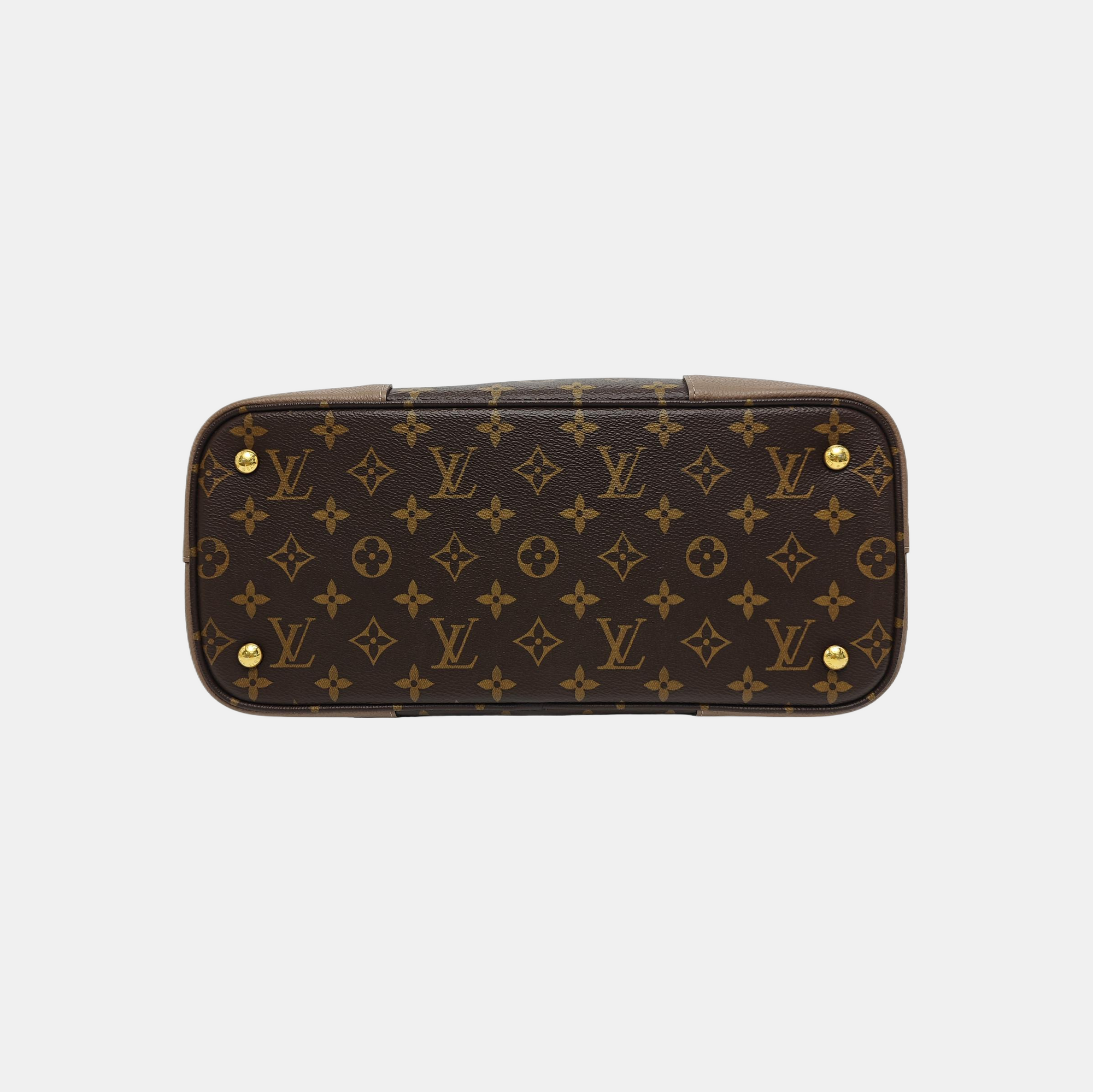 FLANDRIN Monogram Coated Canvas Brown