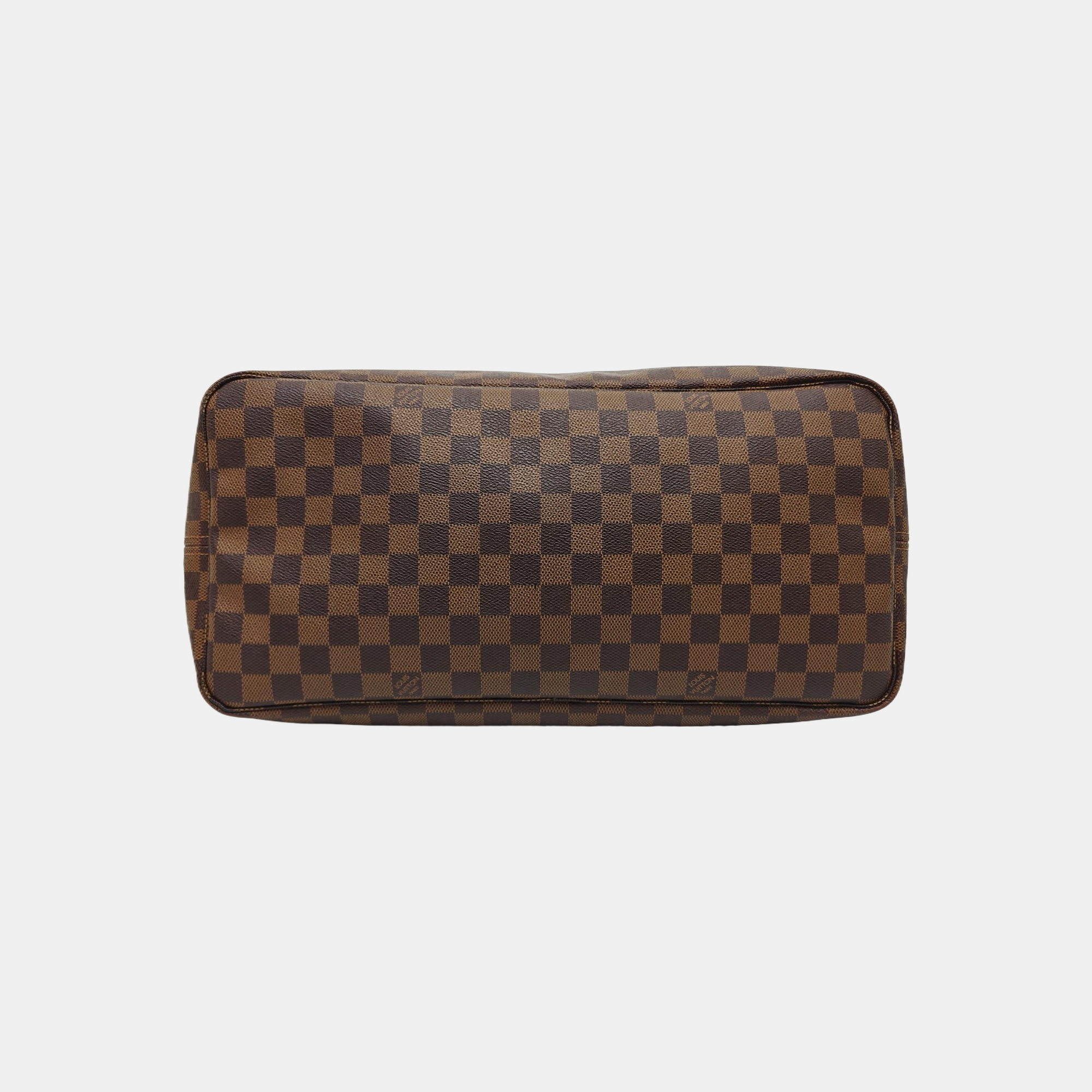 NEVERFULL GM Damier Ebene Coated Canvas Brown