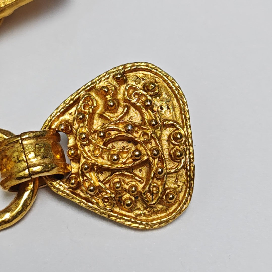 Metal Gold Clip On Earrings