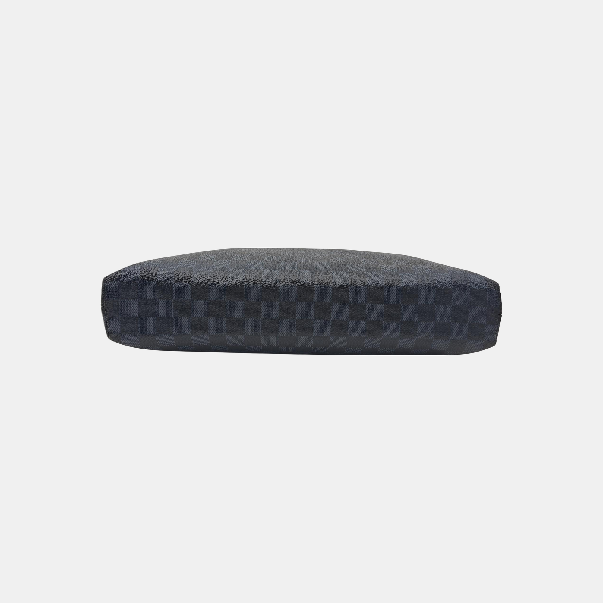 PORTE-DOCUMENTS Damier Coated Canvas Blue