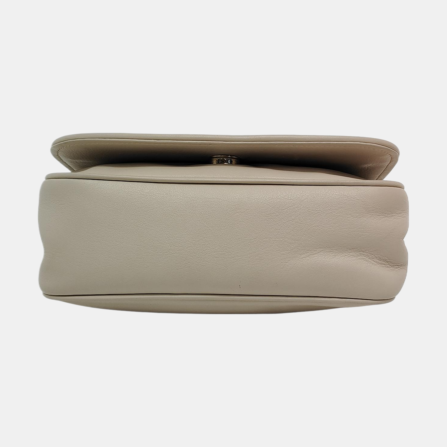 Authenticated pre-owned  TRIOMPHE Calfskin Beige - Shoulder Bag at Looply