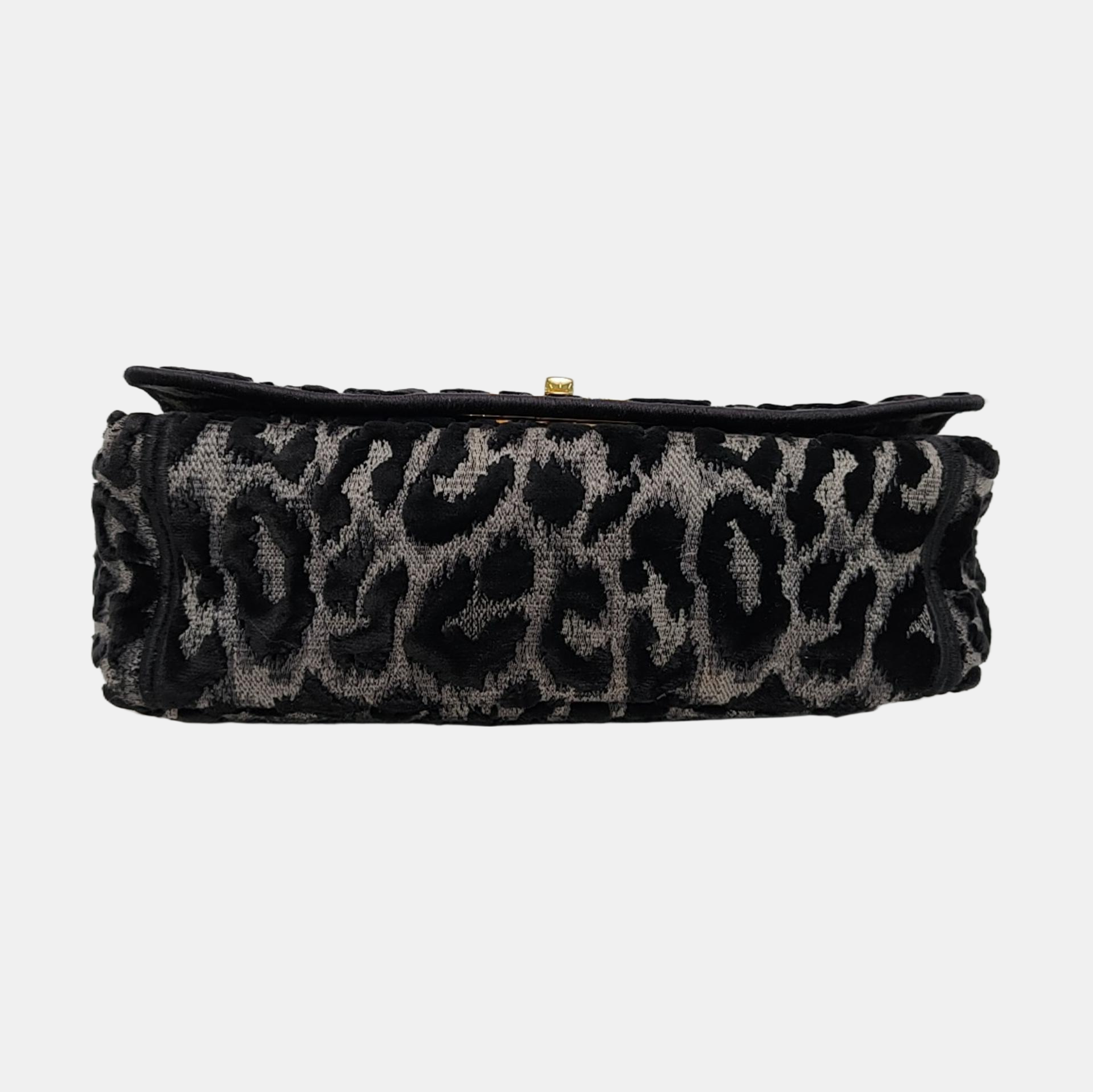 Dior Caro Medium Fabric Black