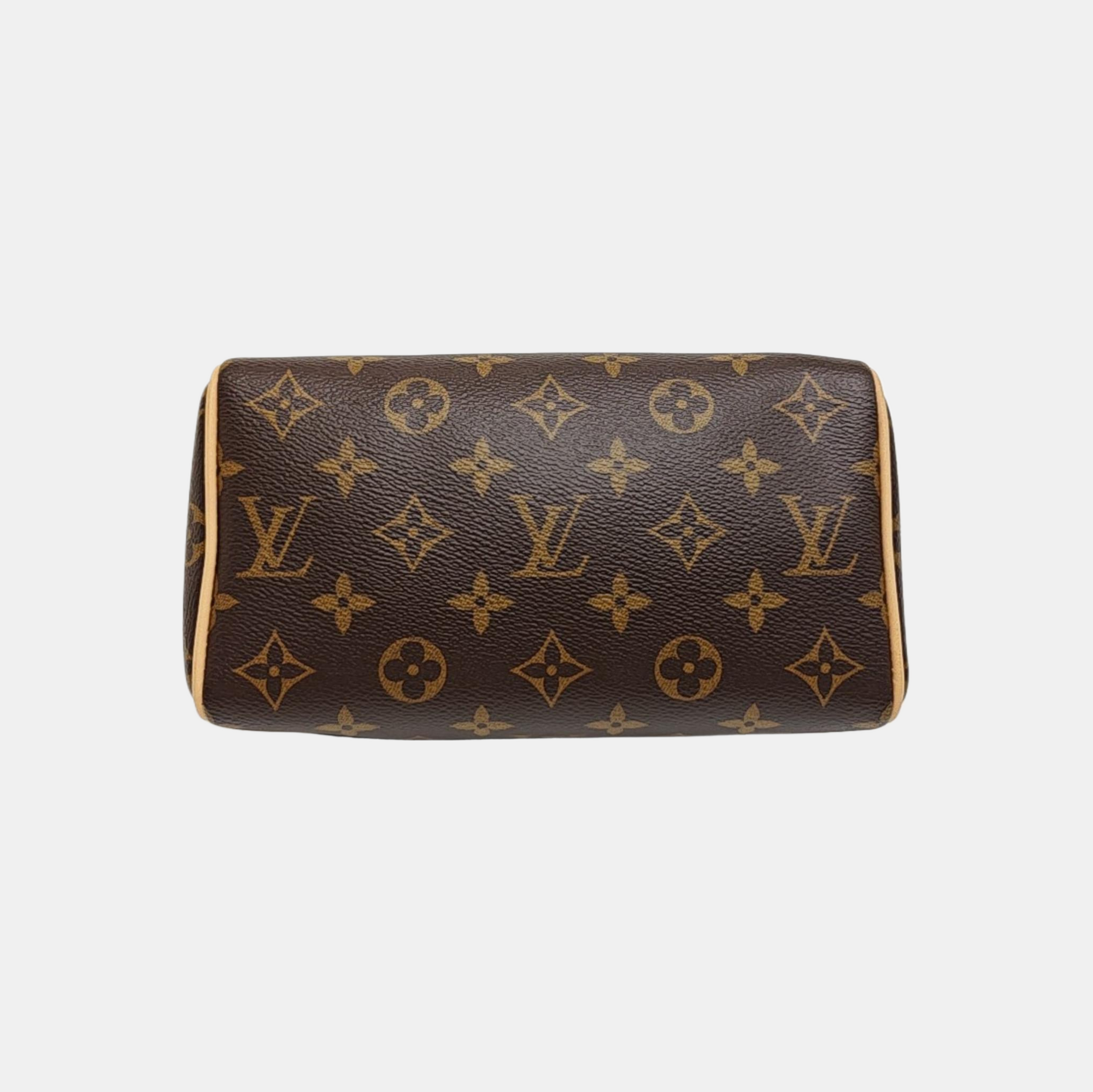 SPEEDY 20 Monogram Coated Canvas Brown