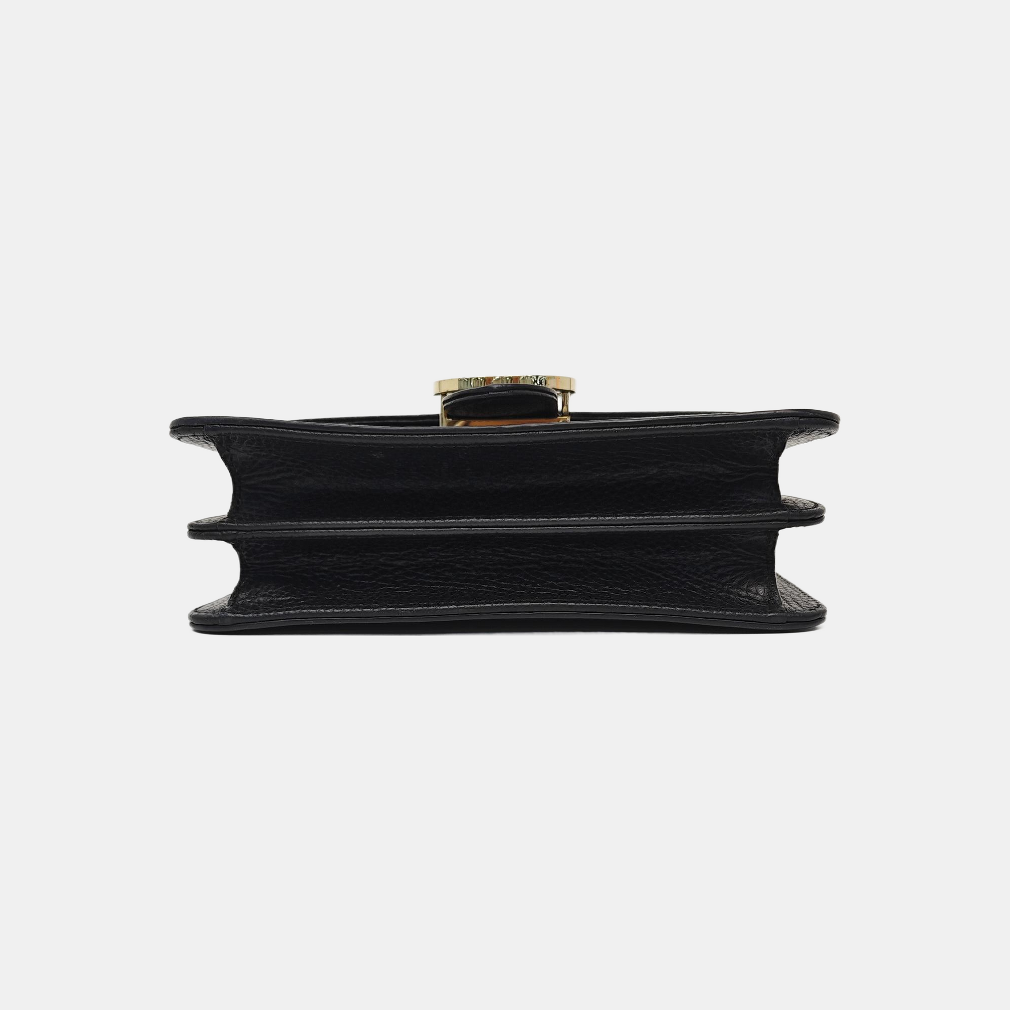 Interlocking G Small Calfskin Black