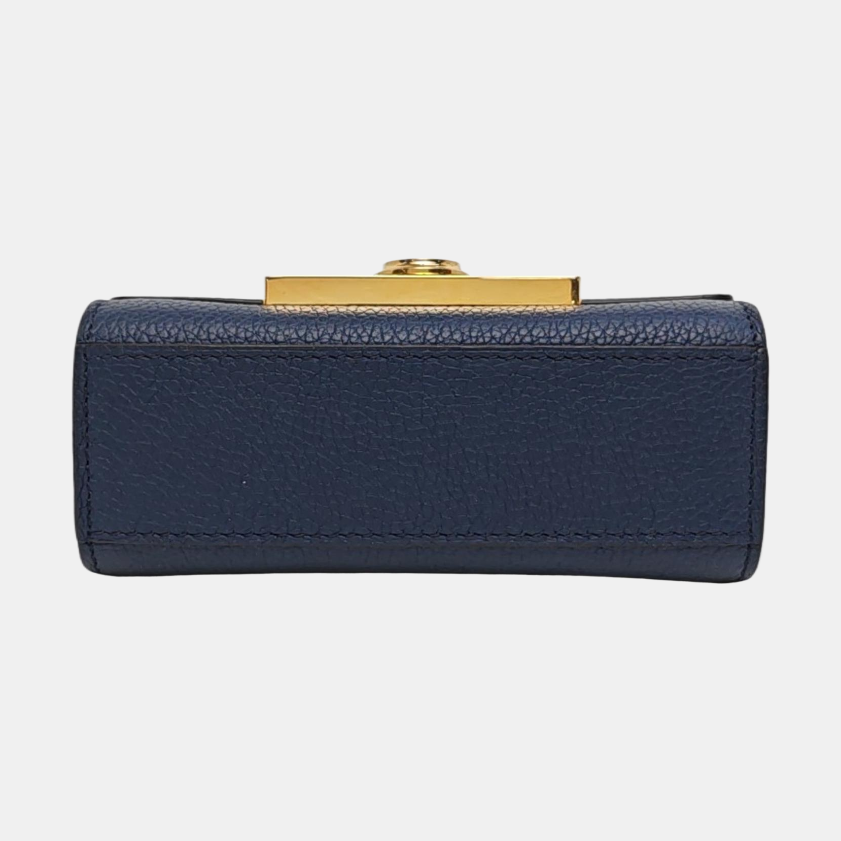 Calfskin Shoulder Bag Mini Blue
