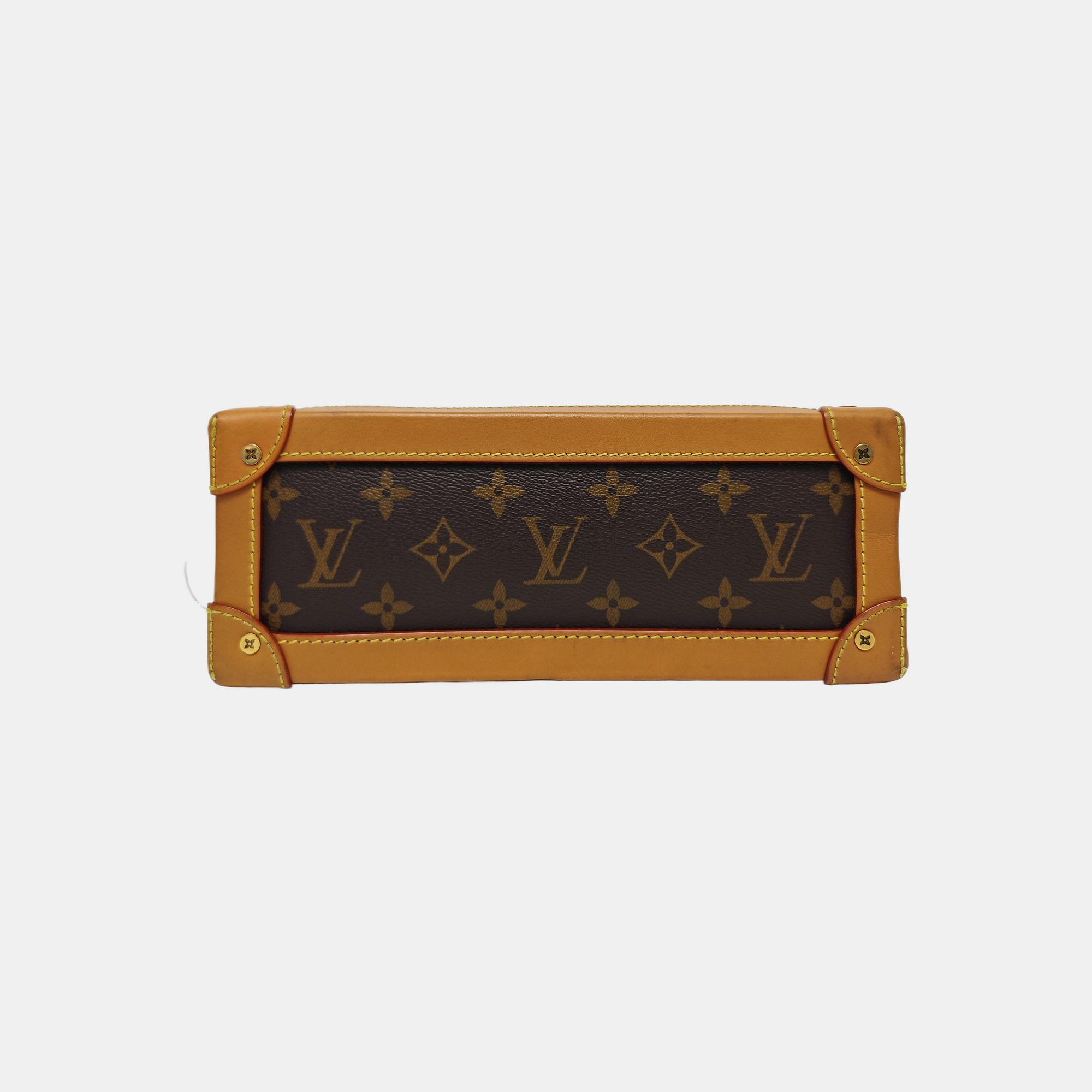 SOFT TRUNK Monogram Coated Canvas Brown