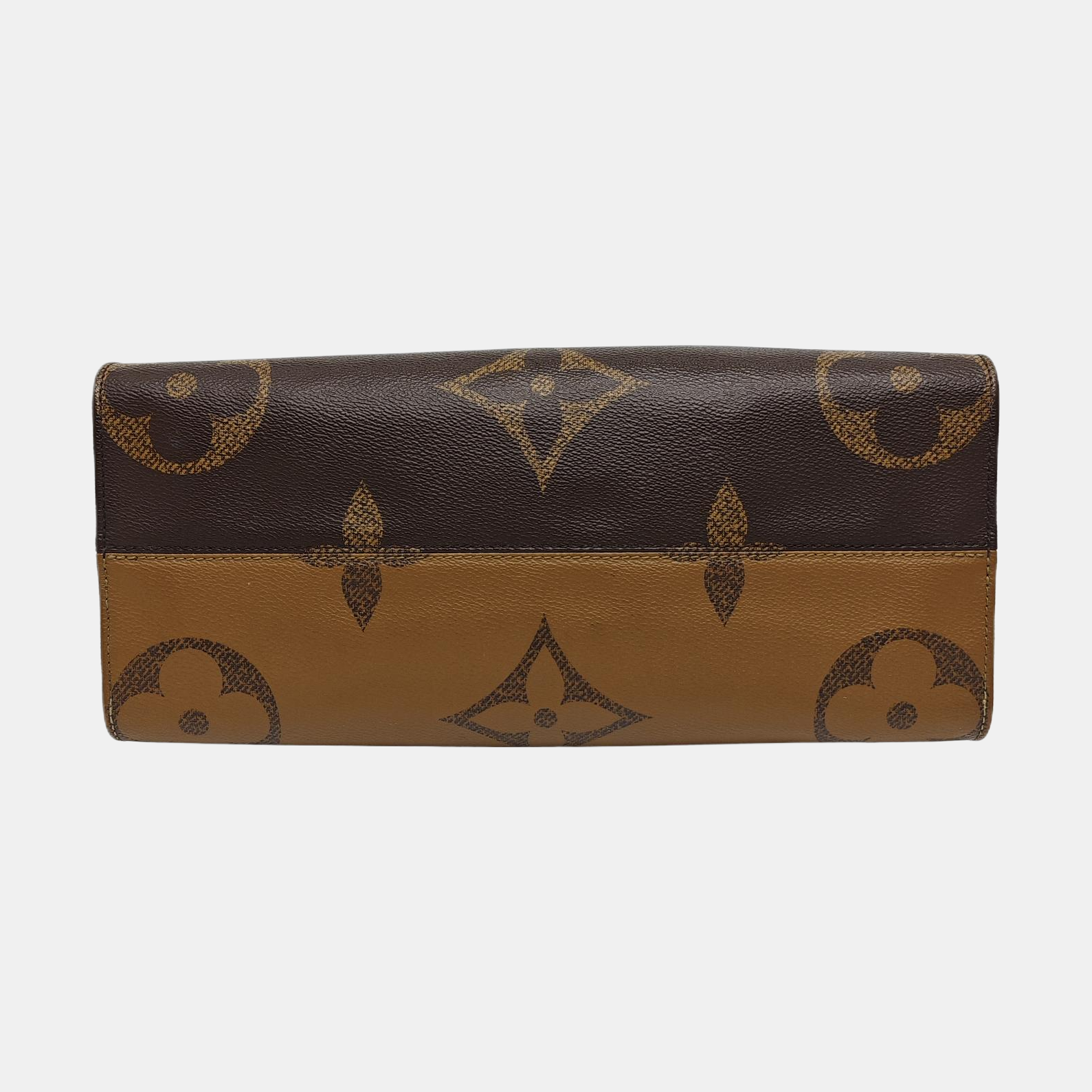 ONTHEGO MM Monogram Coated Canvas Brown