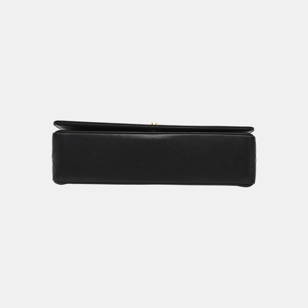 MADEMOISELLE Large Quilted Calfskin Black