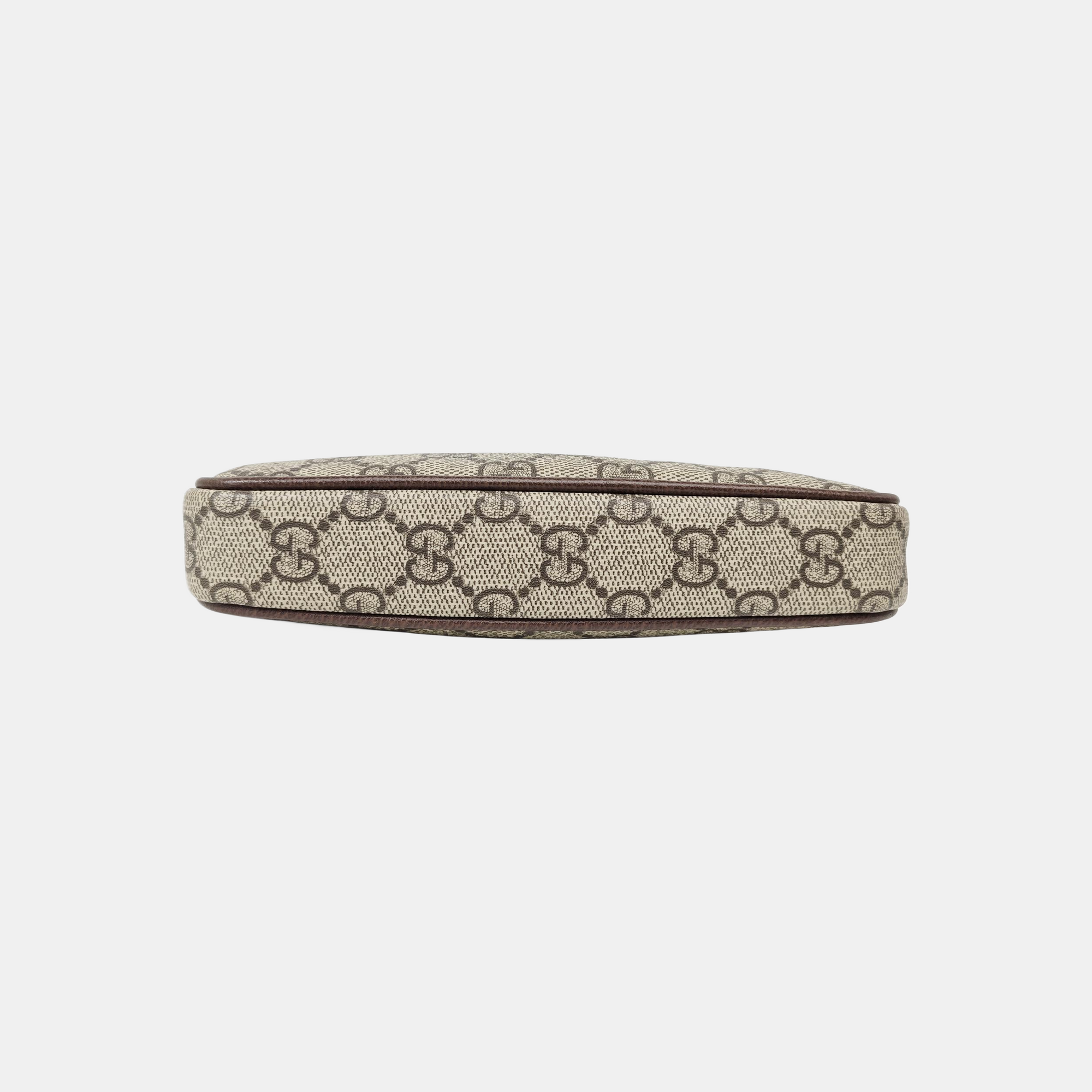 Ophidia Mini Monogram Coated Canvas Beige