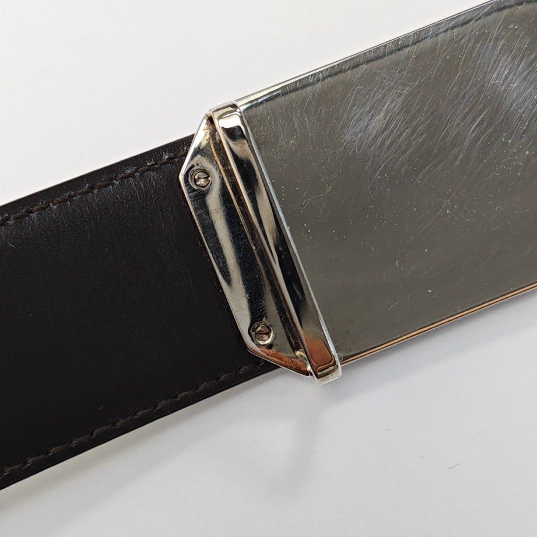 Leather Belt White