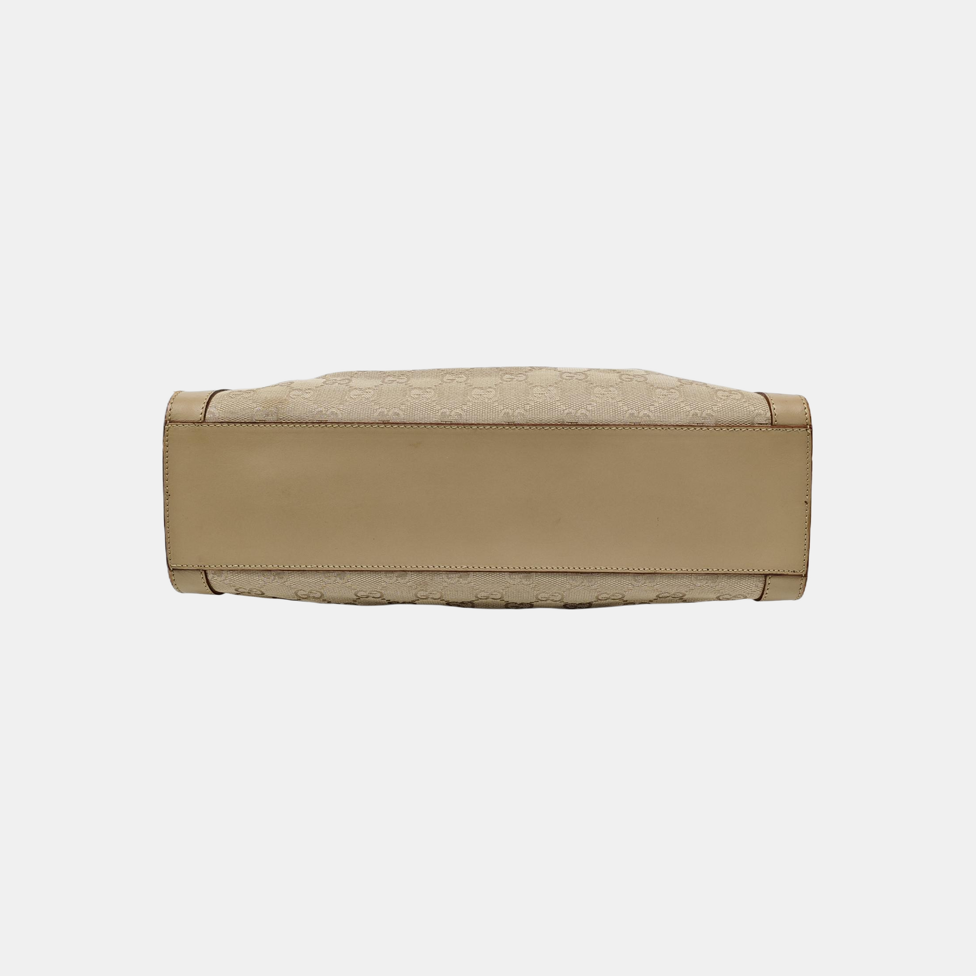 Monogram Canvas Top Handle Bag Beige