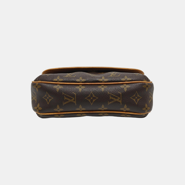 TIKAL Monogram Coated Canvas Brown