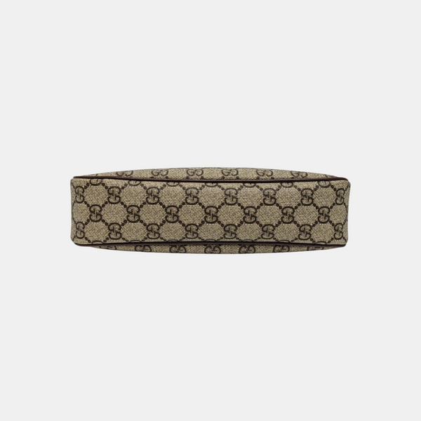 Ophidia Small Monogram Coated Canvas Brown