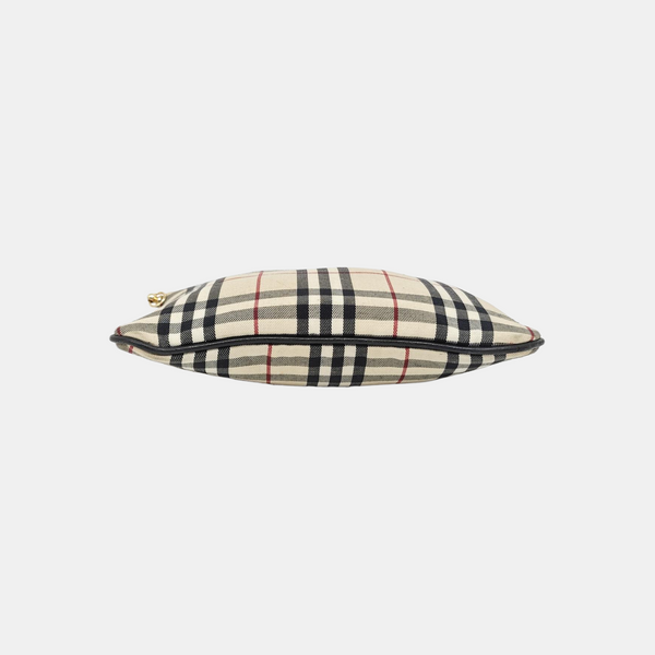 Canvas Clutch Beige