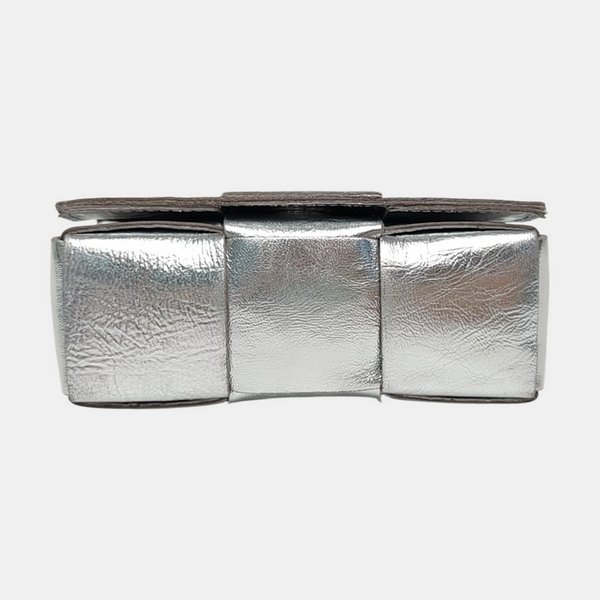 Cassette Mini Calfskin Silver