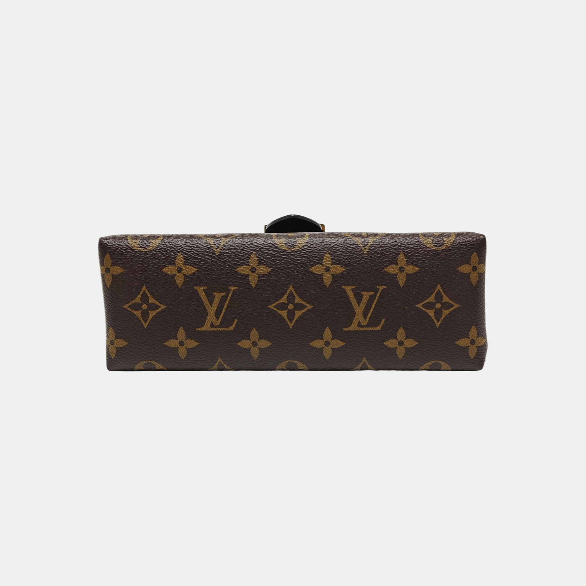LOCKY BB Monogram Coated Canvas Brown