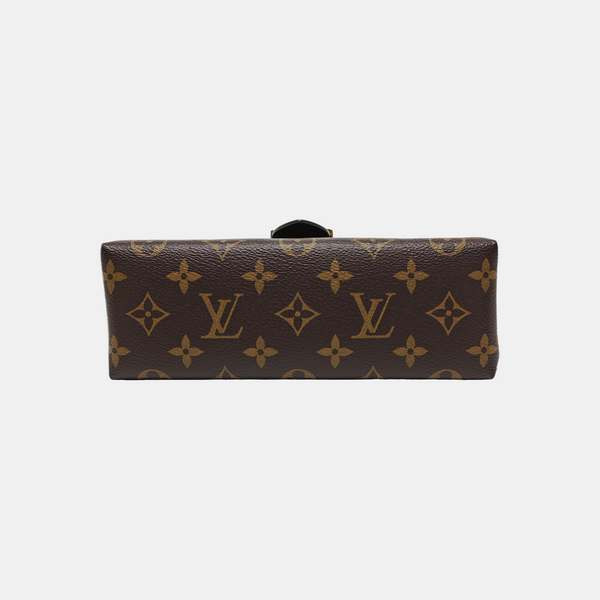 LOCKY BB Monogram Coated Canvas Brown