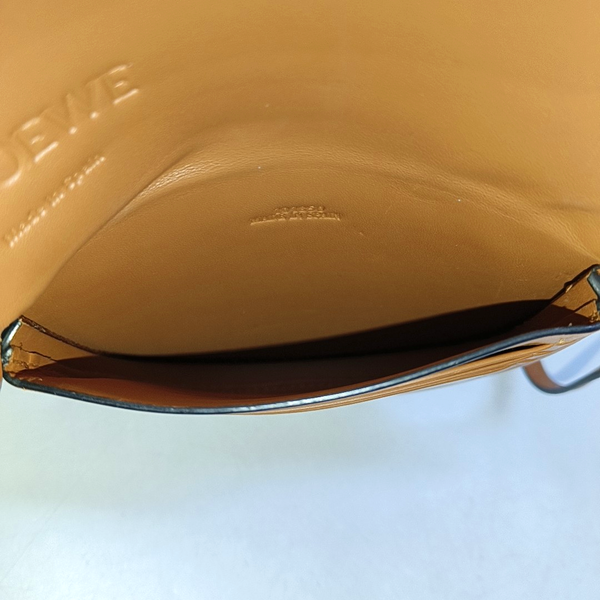 Authenticated pre-owned  Heel Small Calfskin Brown - Crossbody Bag at Looply