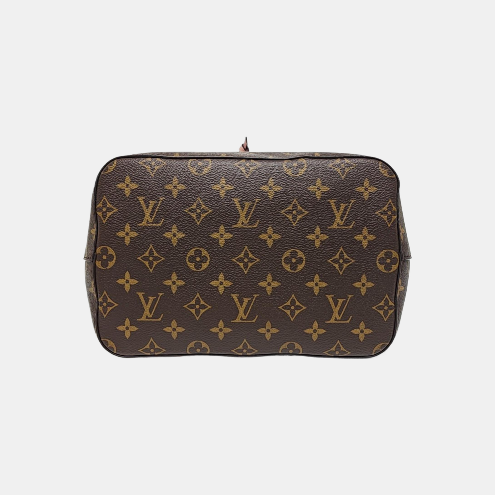 NÉONOÉ MM Monogram Coated Canvas Brown
