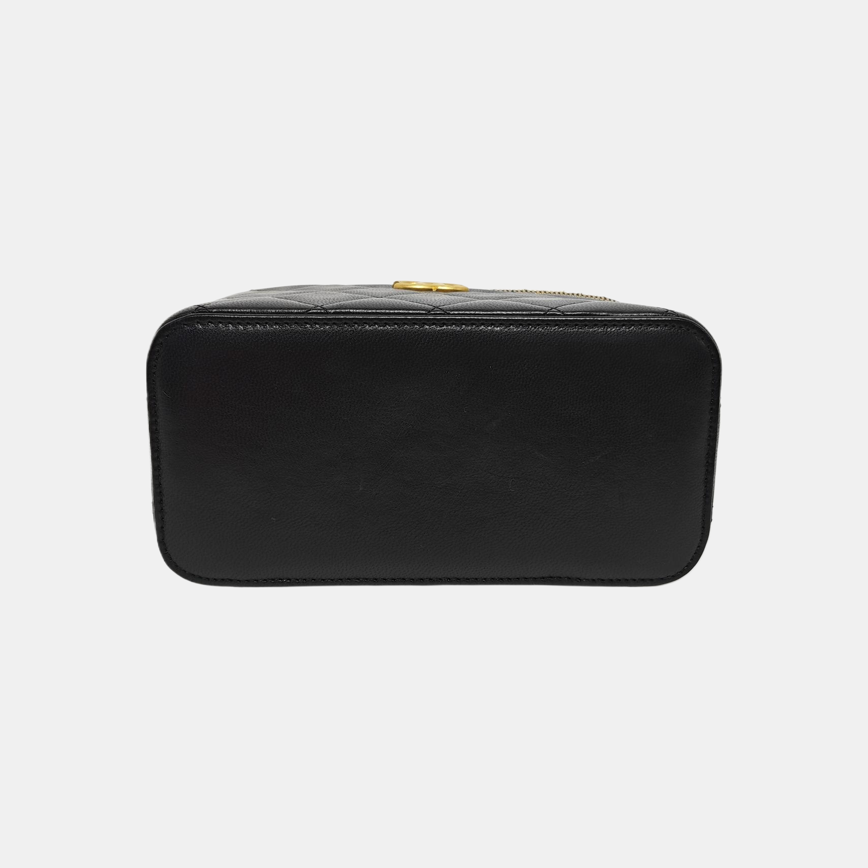 Quilted Lambskin Shoulder Bag Black