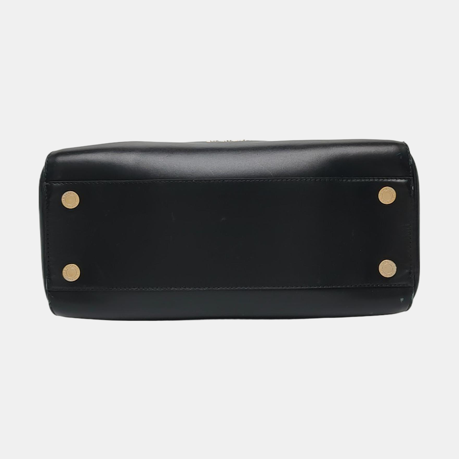 SERPENTI SCAGLIE Calfskin Black