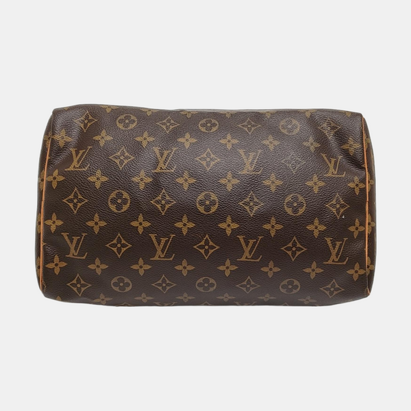 SPEEDY 30 Lona revestida Monogram marrón