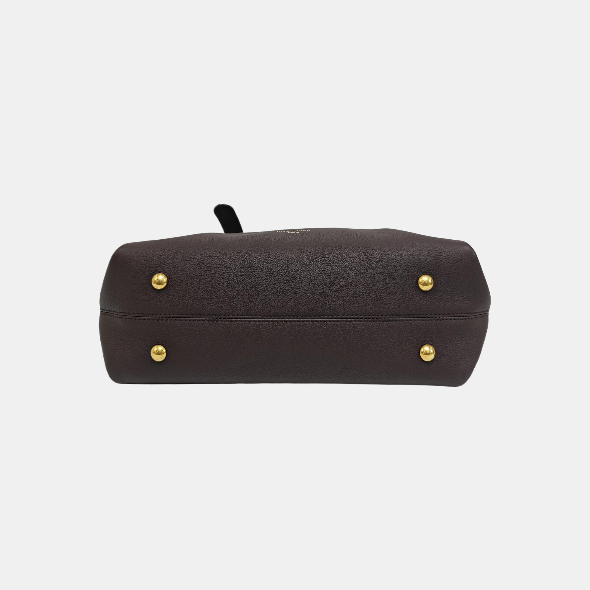 LOW KEY CABAS MM Calfskin Purple