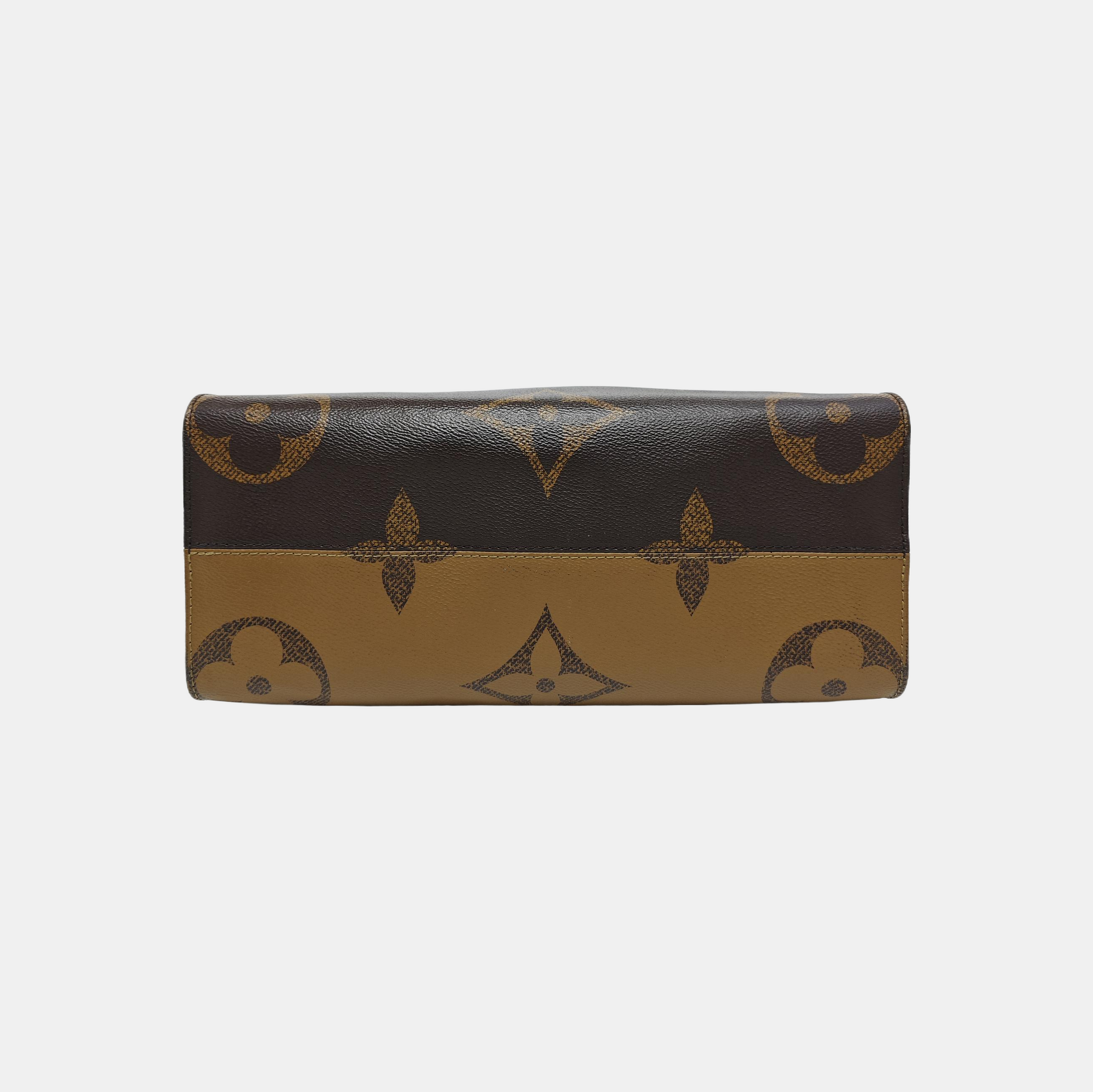 ONTHEGO MM Monogram Coated Canvas Brown