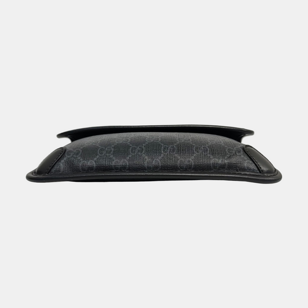 Neo Vintage Monogram Coated Canvas Black