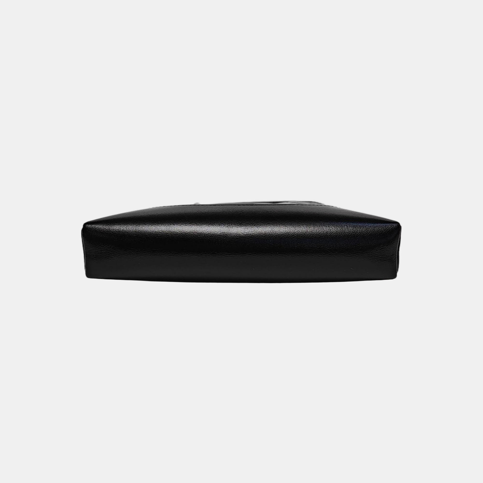 CHANEL 31 Quilted Waxed Cafskin Black