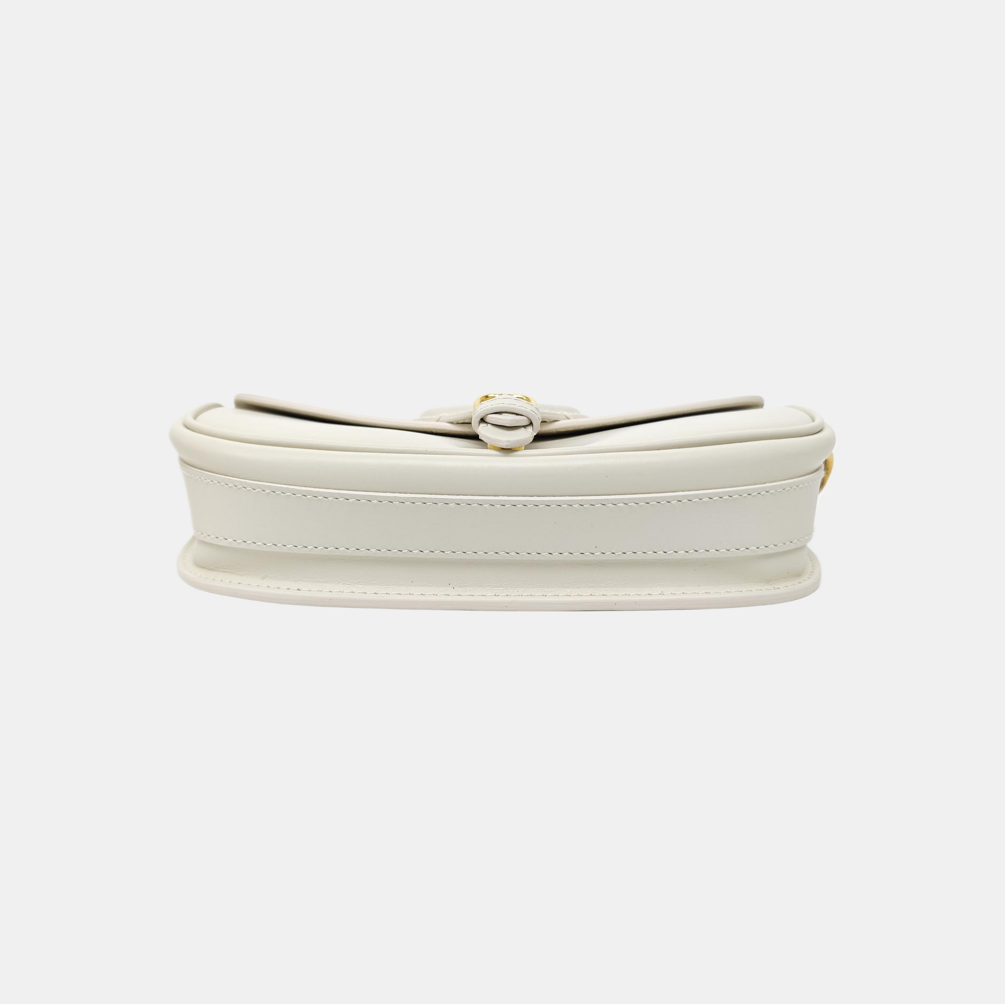 Bobby Medium Calfskin White