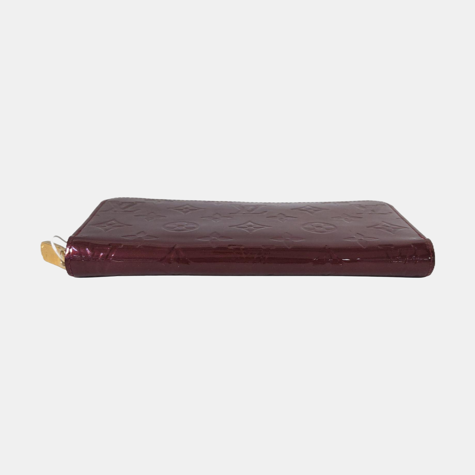 ZIPPY Monogram Patent Leather Red Wallet