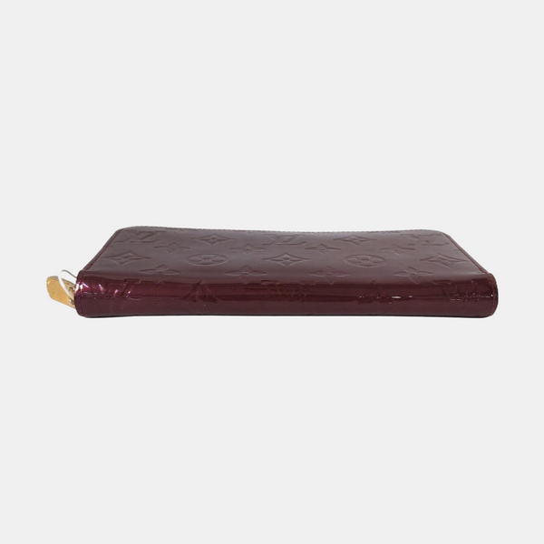 ZIPPY Monogram Patent Leather Red Wallet