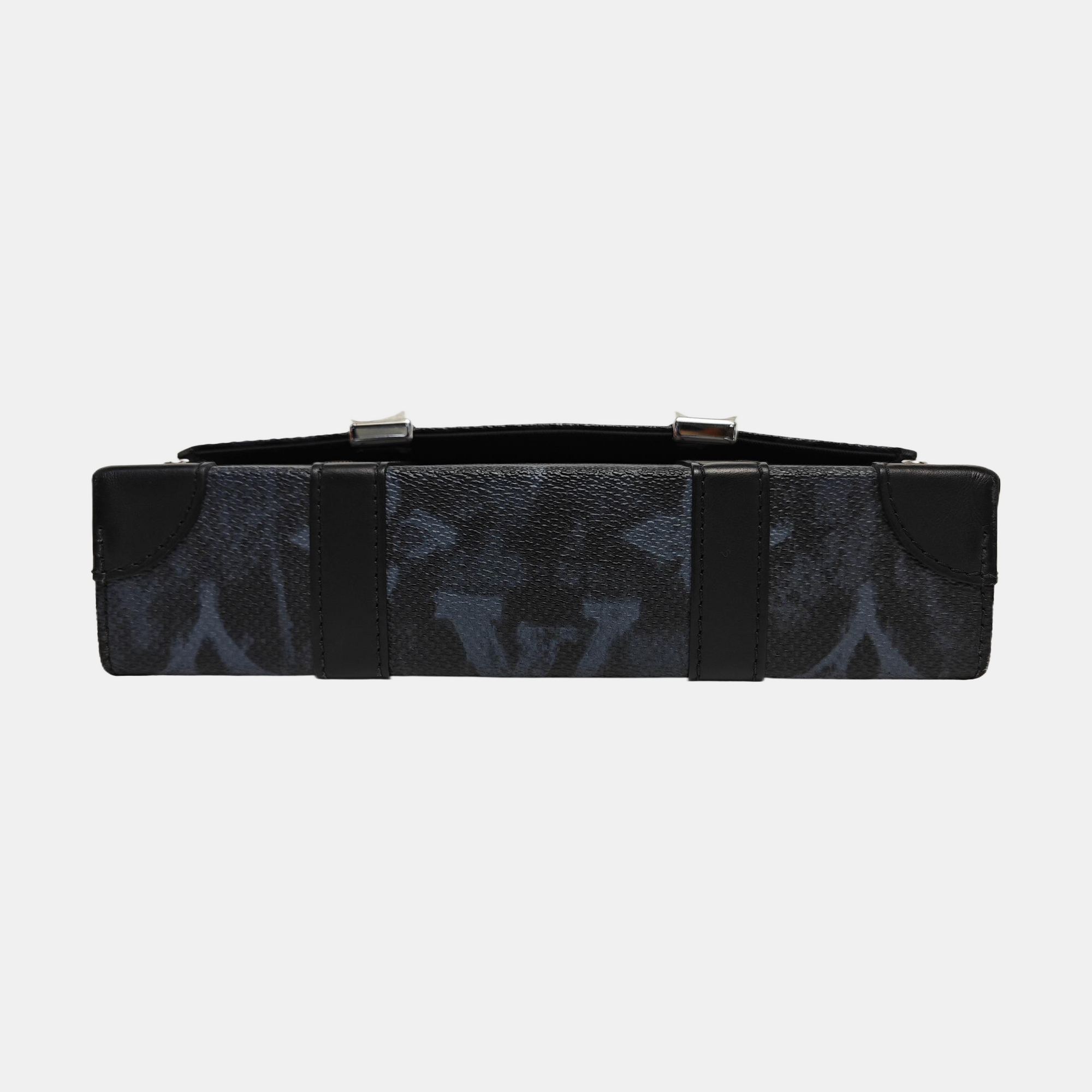 TRUNK PM Monogram Coated Canvas Gray