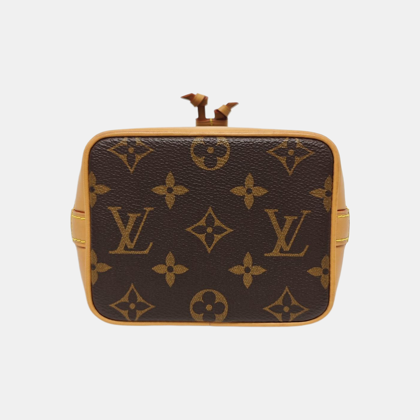 NOÉ Nano Monogram Coated Canvas Brown