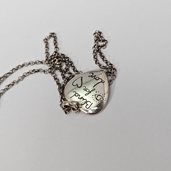 Blind For Love 925 Sterling Silver Necklace