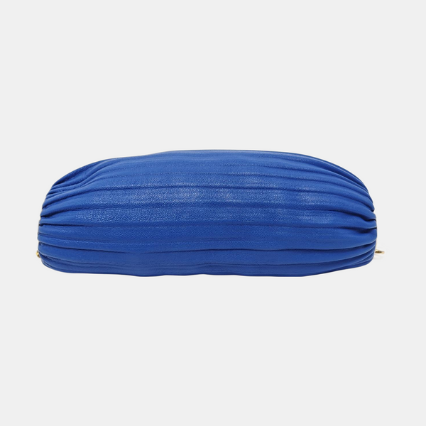Bracelet Pouch Mini Lambskin Blue