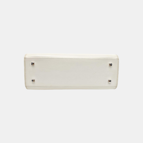 Tempête Medium Calfskin White