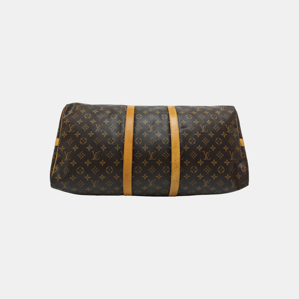 SAC SOUPLE 55 Monogram Coated Canvas Brown