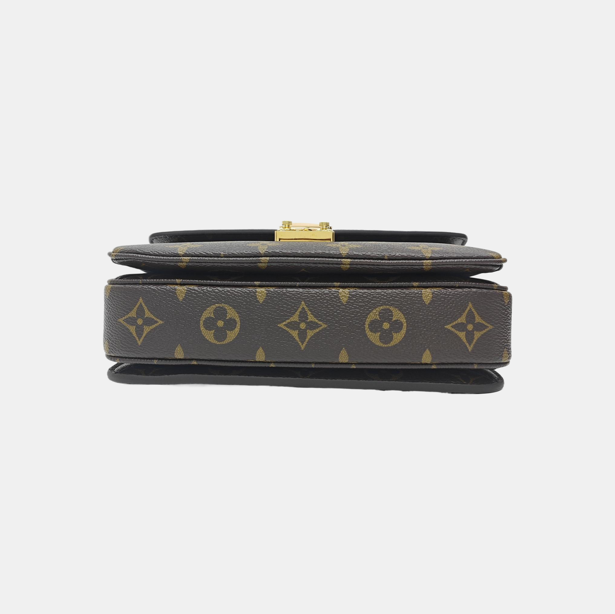 MÉTIS EAST WEST Monogram Coated Canvas Brown