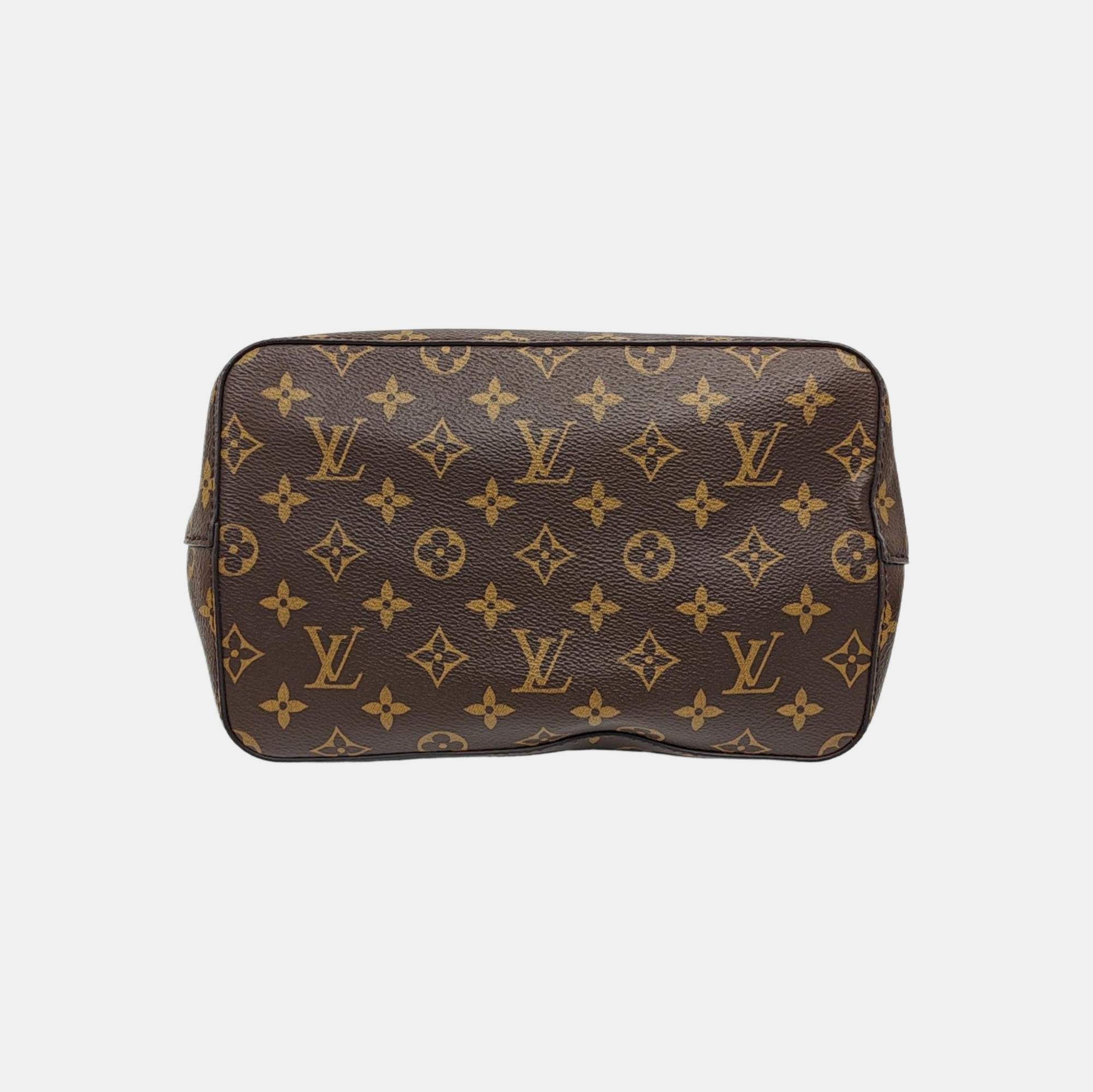 NÉONOÉ MM Monogram Coated Canvas Brown