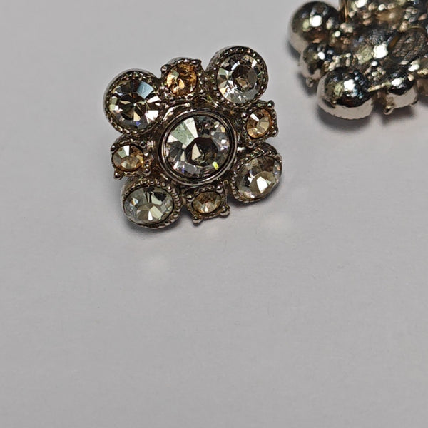 Metal Silver Stud Earrings
