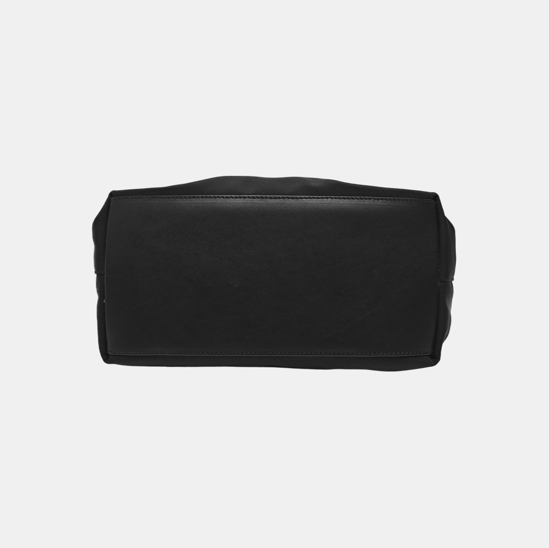 Fabric Top Handle Bag Black