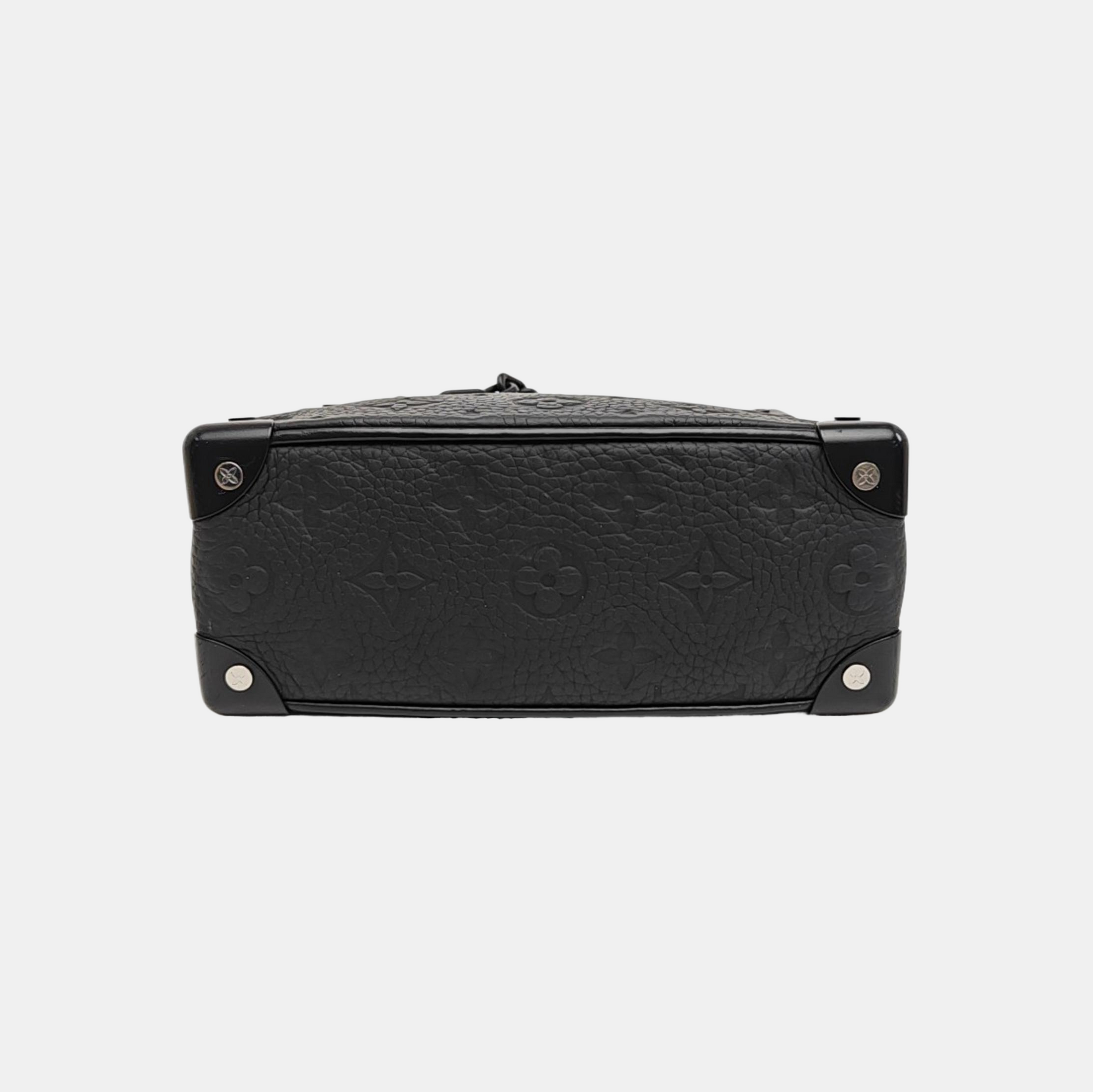 SOFT TRUNK Mini Monogram Calfskin Black